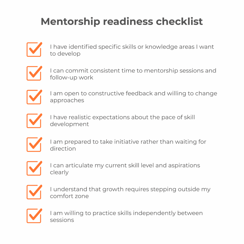 Mentorship readiness checklist