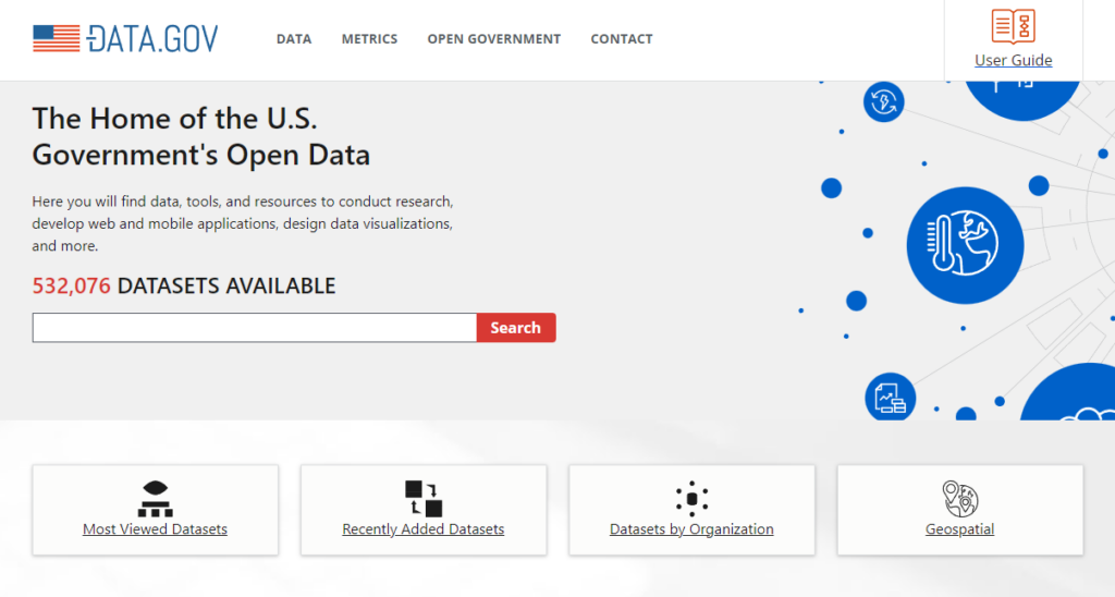 data gov datasets