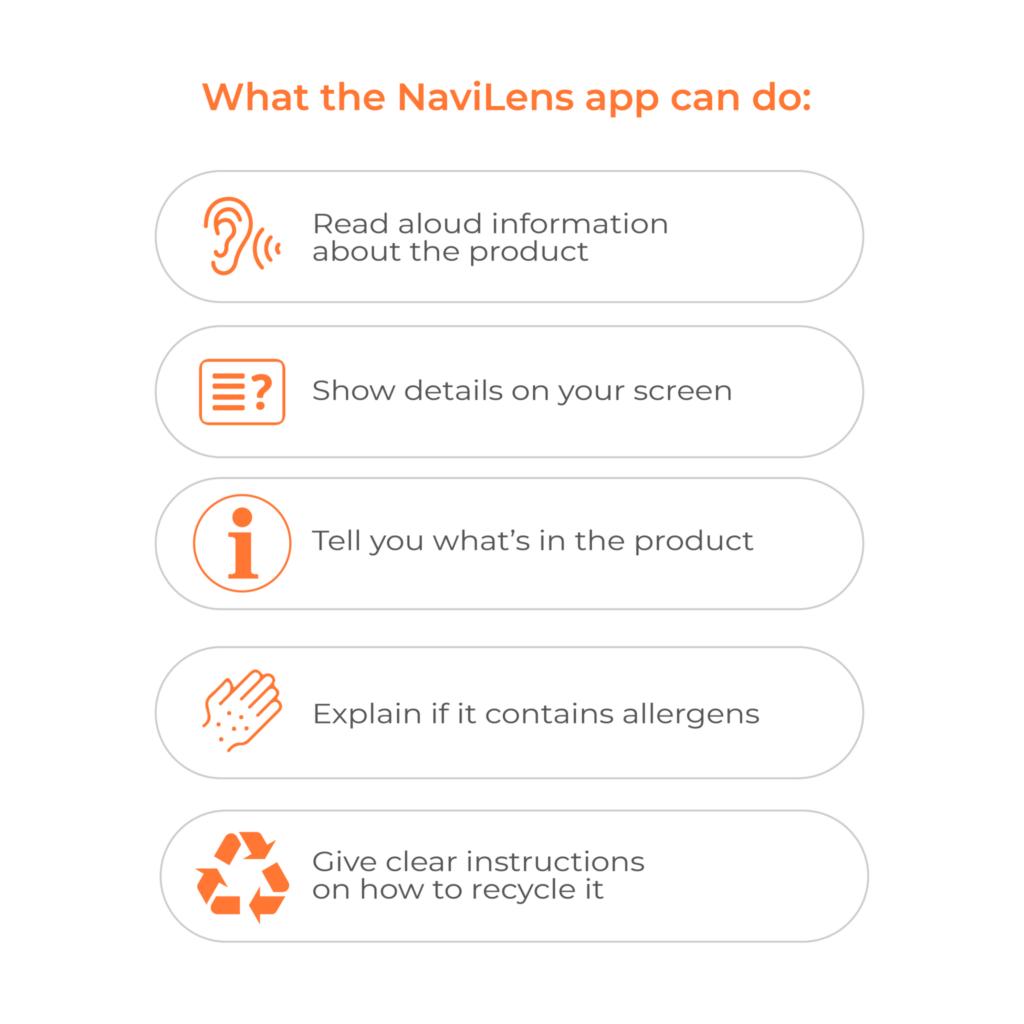 navilens app features