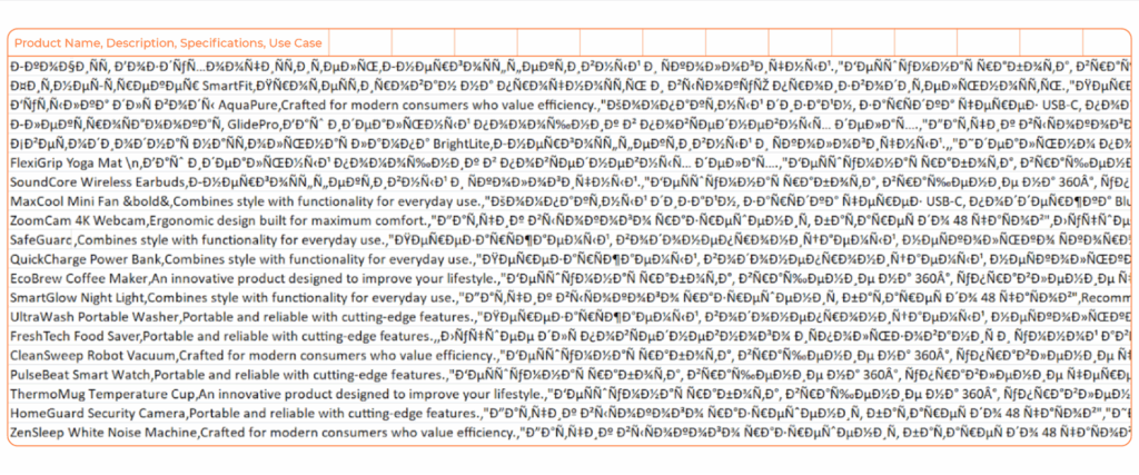 character encoding error
