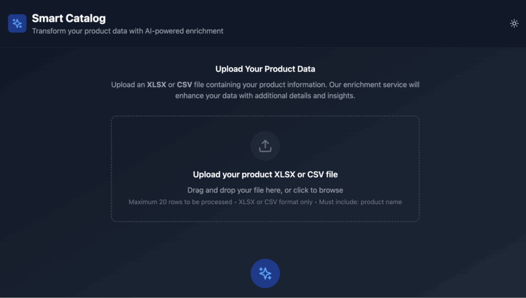 smartcatalog interface