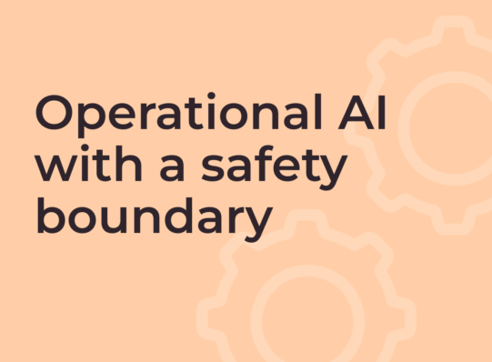 AI Maintenance Intake Without Handing the Decision to the Model